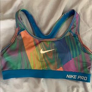 Multicolored Sports Bra
